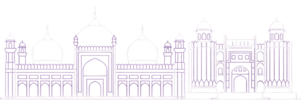 Lahore Landmarks Silhouette